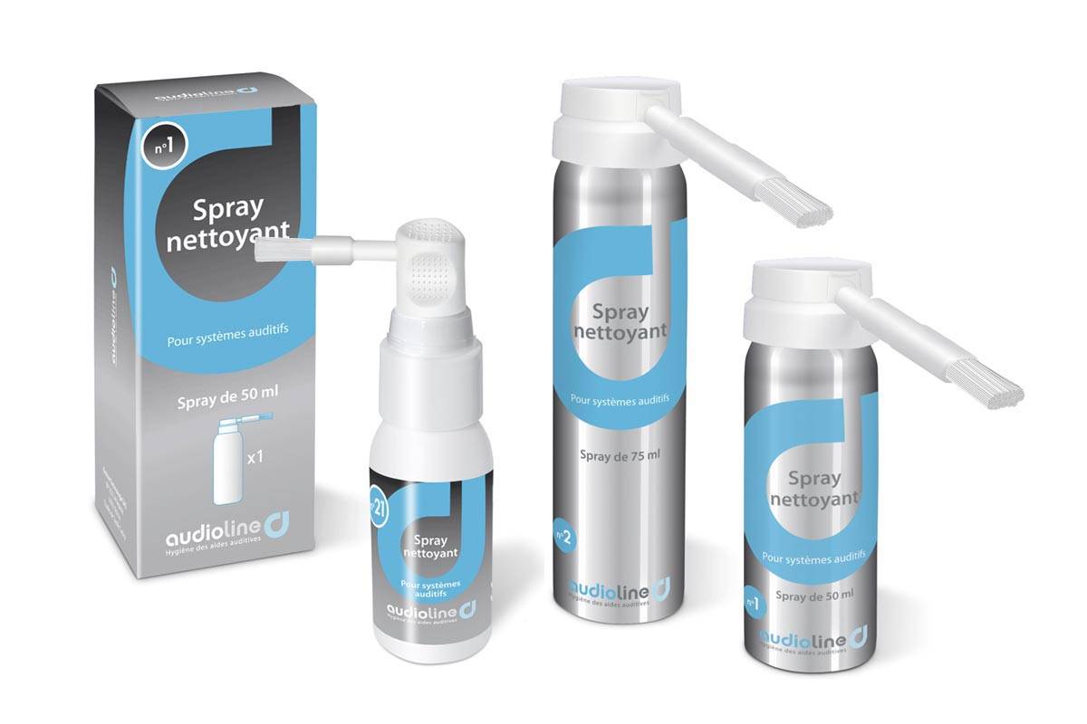 Spray nettoyant 75ml pour le nettoyage des appareils auditifs avec bros –  Krys Audition