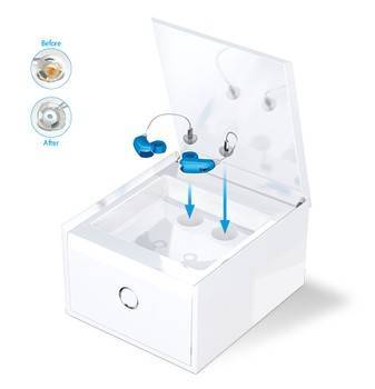 produits d'entretien pour nettoyer les appareils auditifs (spray, lingettes, kit de nettoyage, capsules anti-humidité...). Paris