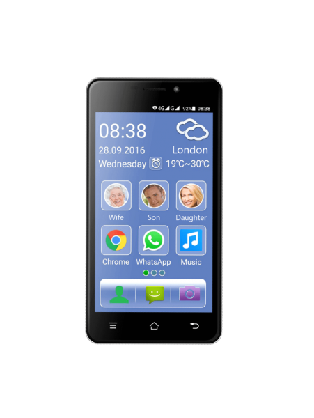 Téléphone portable  pour sénior avec sonnerie et amplification puissantes pour malentendants Bordeaux